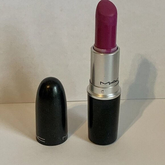Mac Have Your Cake Pink Purple Matte Lipstick Limited Edition **USED** Rare y2k - Picture 2 of 6